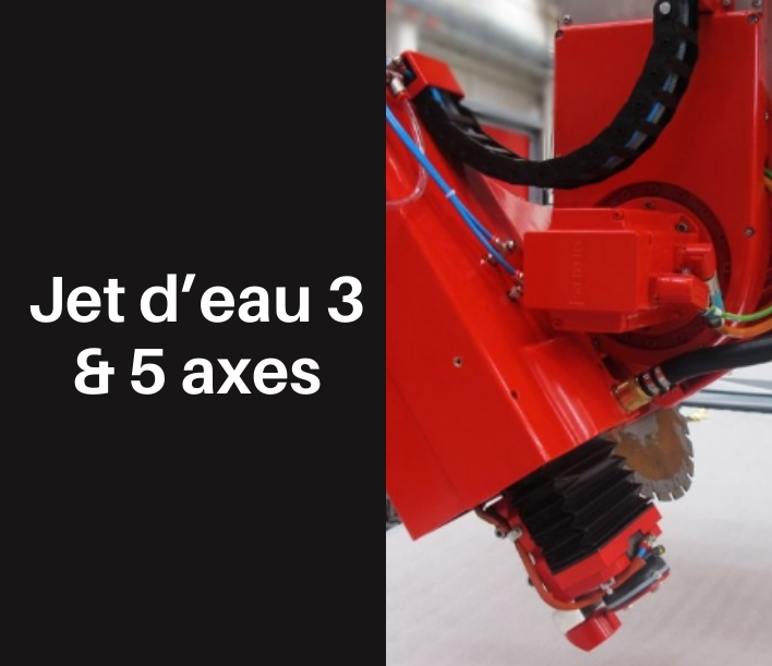 Jet d'eau 5 axes