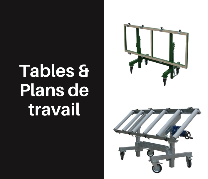 Tables plans de travail