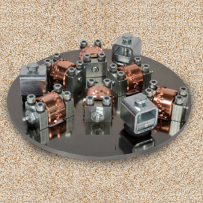 Bouchardage marbres Ø 320 mm avec amortisseurs  