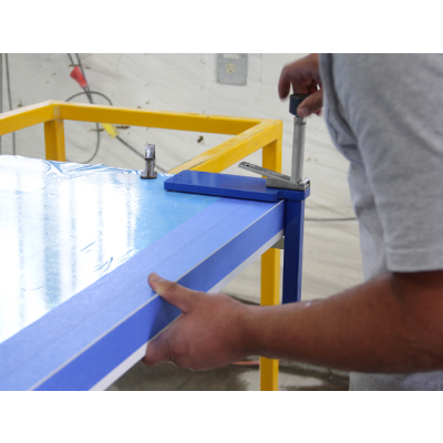 " Bleu" serre joint 45°