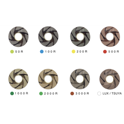 Comartex.com - Meule diamant résine  - modèle TWINCUR, produit de la catégorie Polissage automatique des chants