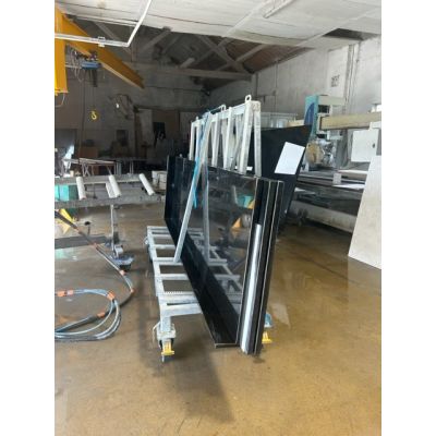 Comartex.com - Paire de Chevalets de stockage - galvanisés, produit de la catégorie Rails & bennes