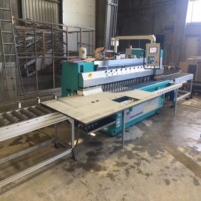 Lch 711  Magnum -Polissoir automatique horizontal de chants plats Occasion de 2012