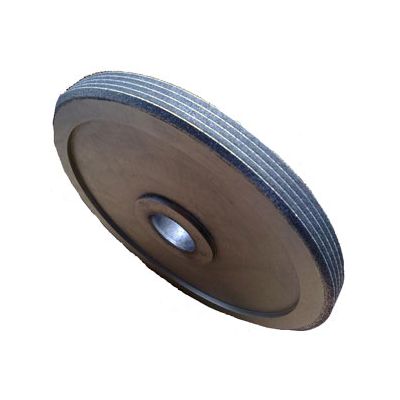 Meule de rainurage pour débiteuse