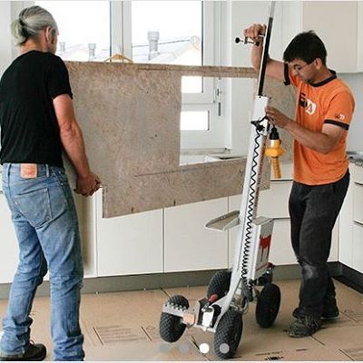 Chariot  " ascenseur " plan de travail