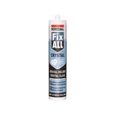 Colle & mastic : 2 en 1 - " Fix All transparent " 100% Cristal
