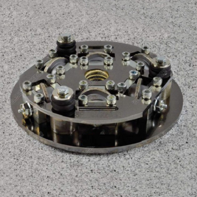 Bouchardage granit Ø 320 mm avec amortisseurs