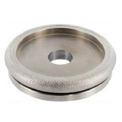 Meule diamant 100 mm pour canelure avec galet copieur