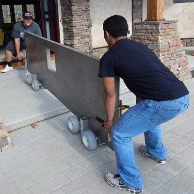 Comartex.com - Chariot 4 x 4, produit de la catégorie Chariots & chevalets