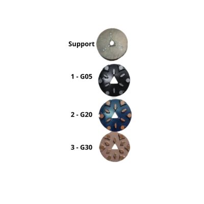 " Deltaflex " plateau 250 mm polissage marbres, granits 