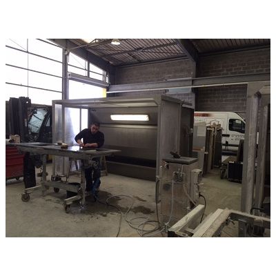 Comartex.com - Cabine Mur d'eau - Aspiration des poussières, produit de la catégorie Aspirateurs de poussières