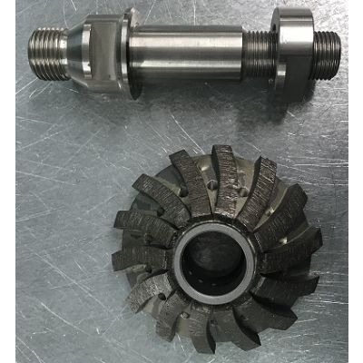 Comartex.com - Fraise pour 45°sur dekton et céramiques Ø85 mm, produit de la catégorie Outillages