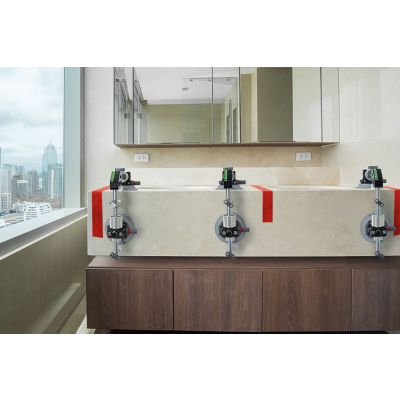 Ventouses manuelle avec coude pour collage d'onglets