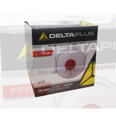 Comartex.com - Masque respiratoire jetable FFP3 lot de 2 - DELTA PLUS, produit de la catégorie Equipement de protection