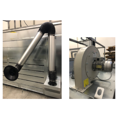 Comartex.com - Cabine d'aspiration avec filtration à sec - CERASEC, produit de la catégorie Aspirateurs de poussières