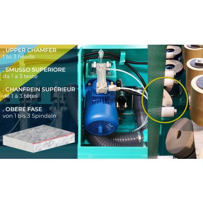 Comartex.com - LCV Magnum - Polissoir de chants - vertical, produit de la catégorie Machines