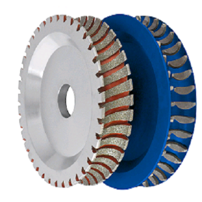 Meules pour fraisage demi - rond ( boudin)-profil V  