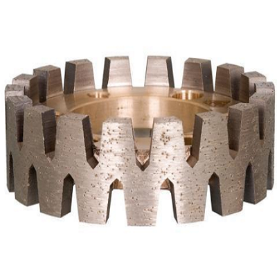 Galette diamant " Grecata " pour granits/marbres/quartz - Ø 54