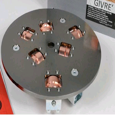 Plateau effet " givré " diamère 300 mm 6 rouleaux