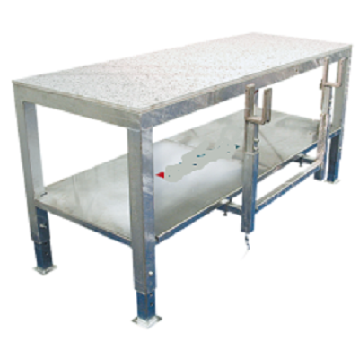 Table de travail finition marbrerie 