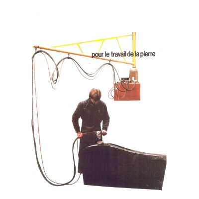 Comartex.com - Meuleuse avec sa centrale hydraulique, produit de la catégorie Outillages