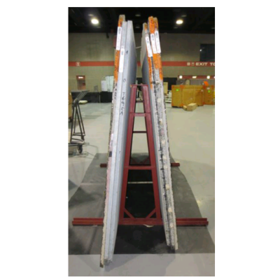 Comartex.com - Paire de Chevalets de stockage - galvanisés, produit de la catégorie Rails & bennes