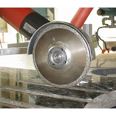 Meule diamant 125 mm pour canelure granits et marbres