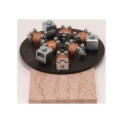 Comartex.com - Bouchardage marbres Ø 320 mm avec amortisseurs, produit de la catégorie Outillages