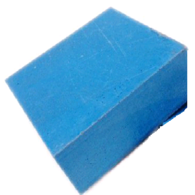 Carré d'avivage bleu