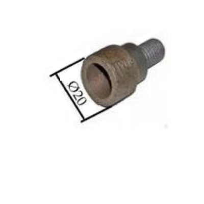 Comartex.com - Pastille diamantée à visser, produit de la catégorie Outillages