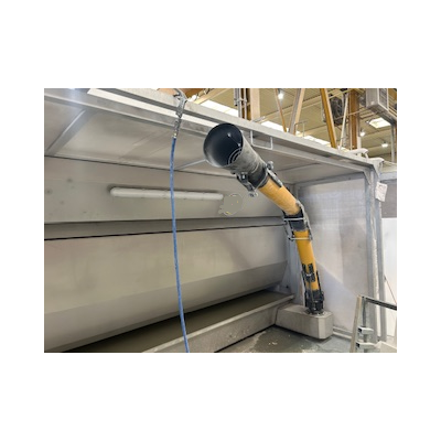 Comartex.com - Cabine Mur d'eau - Aspiration des poussières, produit de la catégorie Aspirateurs de poussières