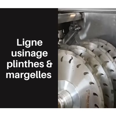 Comartex.com - Ligne usinage plinthes & margelles céramiques, produit de la catégorie Plinthes céramiques & margelles