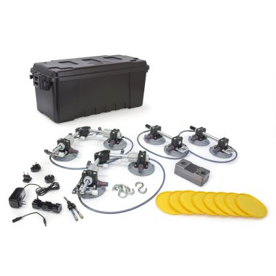 Comartex.com - Coffret kit ventouses sur batteries pour collage d'onglets, produit de la catégorie Aide à la pose