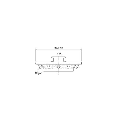 Comartex.com - Meule diamant profil Gorge - M14, produit de la catégorie Outillages