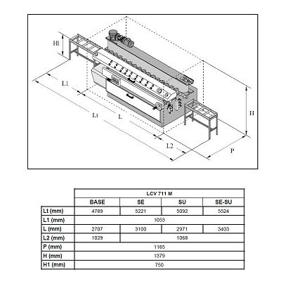 Comartex.com - LCV Magnum - Polissoir de chants - vertical, produit de la catégorie Machines