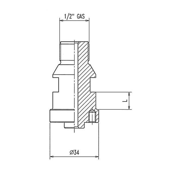 Comartex.com - Monture Type A -  1/2gas, produit de la catégorie Outillages