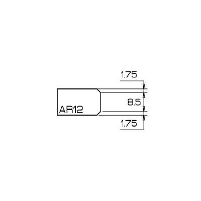 Chants droits " AR " en 12 mm