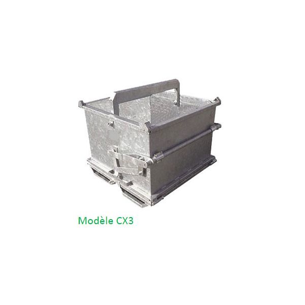 Comartex.com - Bennes à gravats galvanisées  anti-corrosion, produit de la catégorie Déstockage