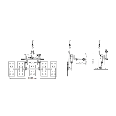 Comartex.com - Potence droite, produit de la catégorie Potences de marbrerie