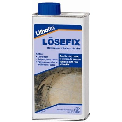 Elimine la cire et l'huile " Losefix " Lithofin