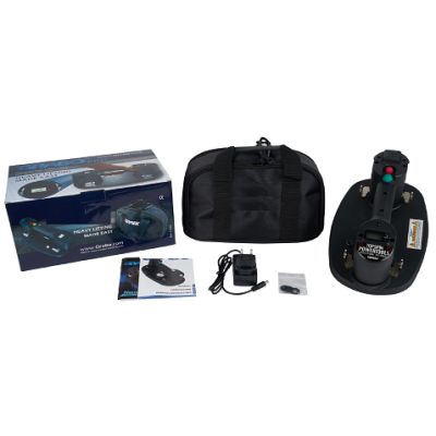 Comartex.com - Ventouse G+ sur batterie livrée avec son sac de transport, produit de la catégorie Ventouses & Pinces à mains