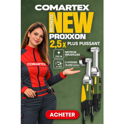 Comartex.com - Meuleuse angulaire col long LHW/BL - Moteur Brushless, produit de la catégorie Outillages